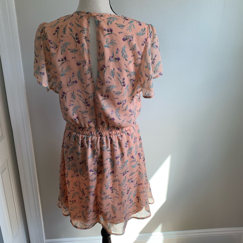 THREE PINK HEARTS FLORAL DRESS - Picture 4 of 8